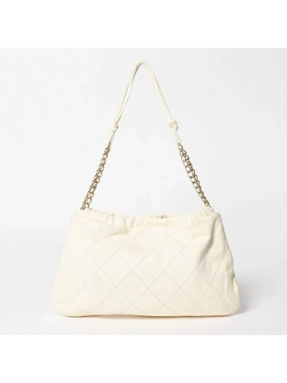 Chanel Shoulder Bag Chain Floral White Red Green Gold Lambskin